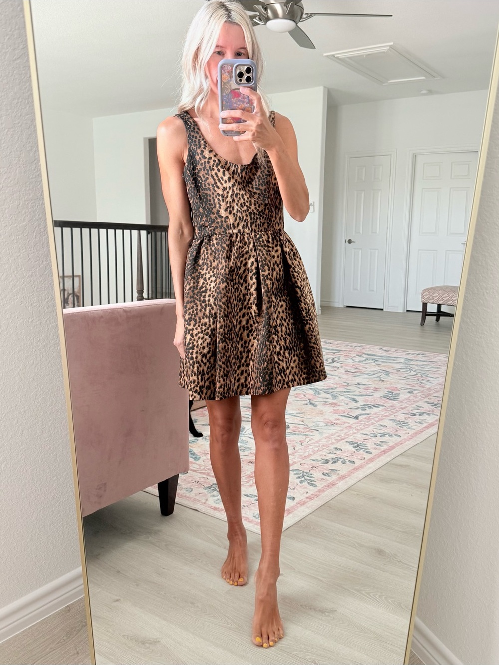 Zara animal print dress size xs